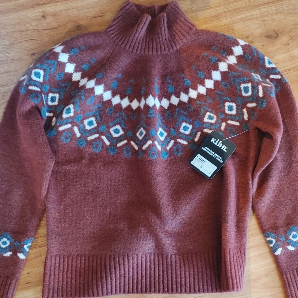 KÜHL Red Rock Alpina Sweater - Size M NWT